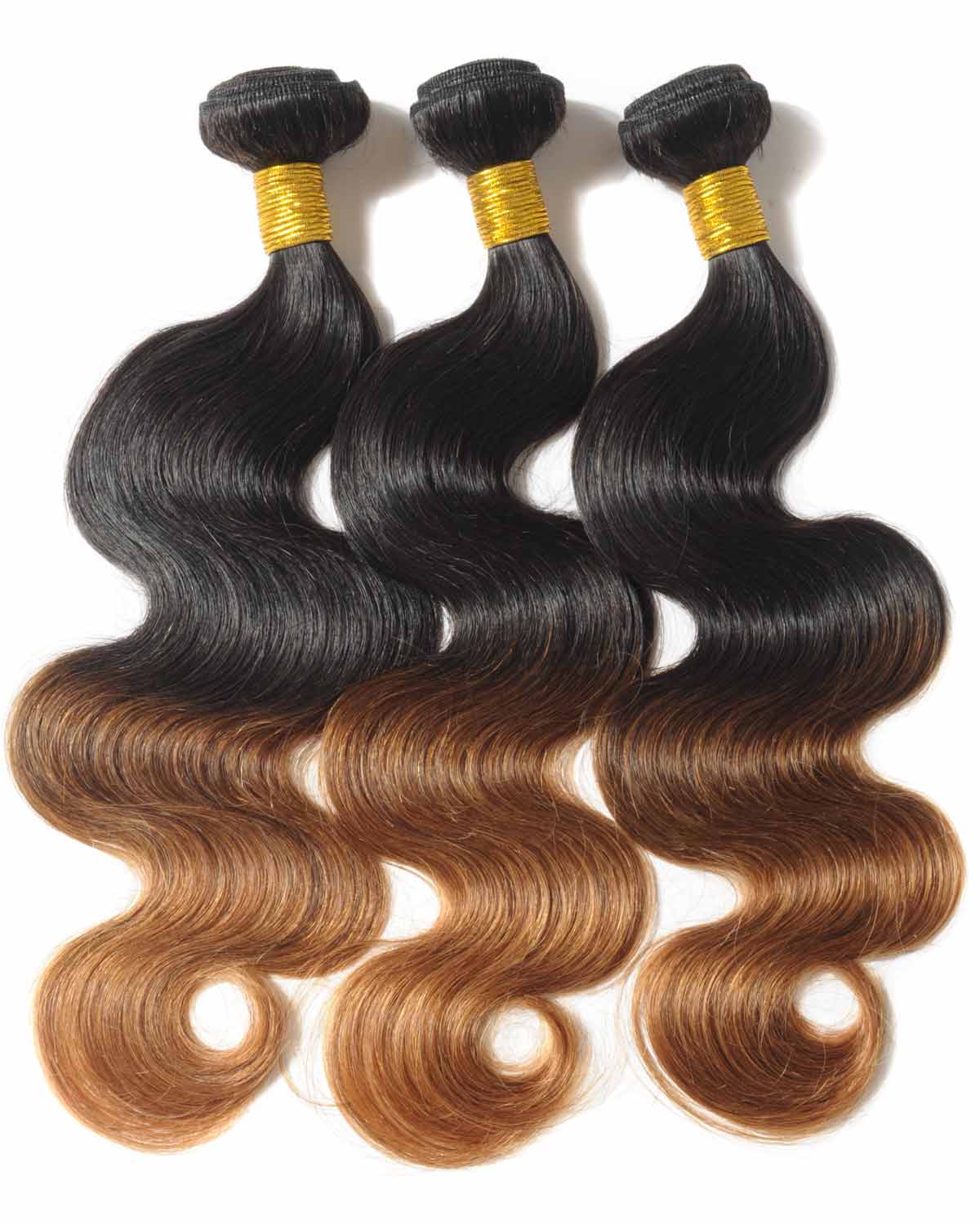 Ombré Remy Machine Weft hair extensions